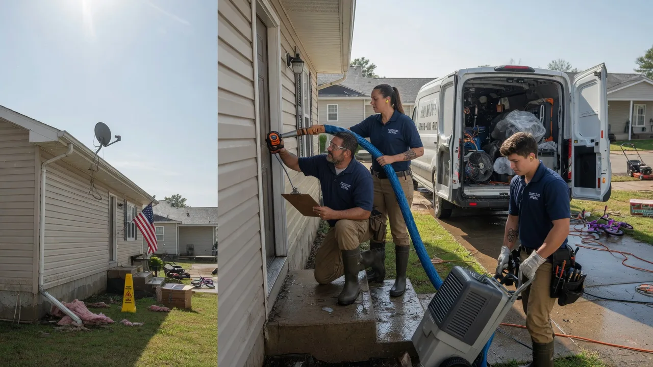 Ceiling Water Damage Restoration in Granville, MA near me